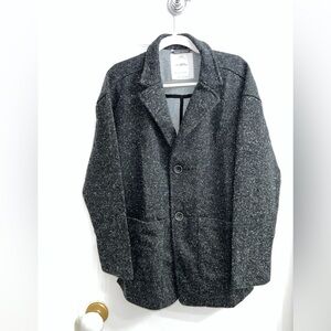Zara Boys Gray Knit Blazer Jacket | Size 10 | Like New